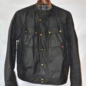Belstaff Roadmaster Waxed Jacket Black Size 48 (Small Fit)